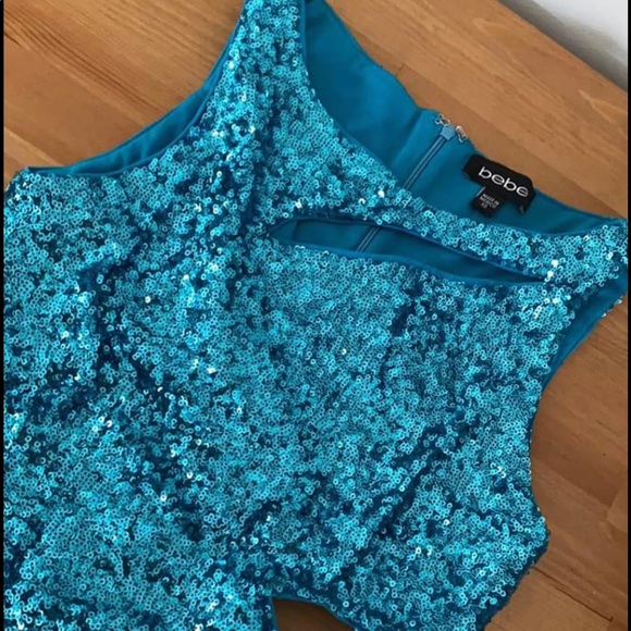 BEBE XS sequin dress - Picture 2 of 3